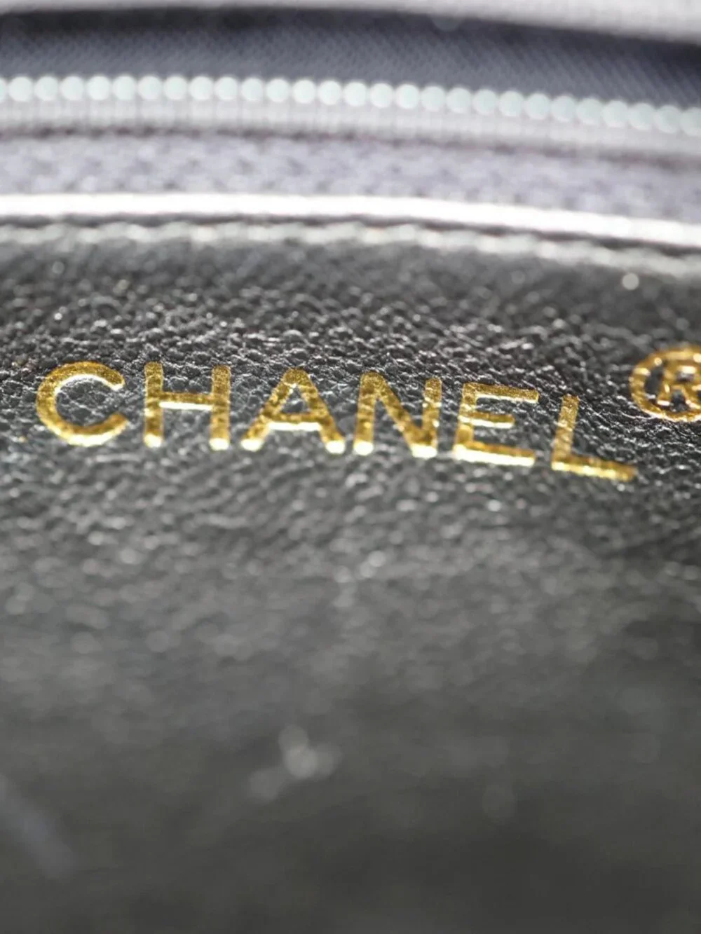 Chanel Vintage Quilted Patent Leather Camera Case Crossbody Bag Black